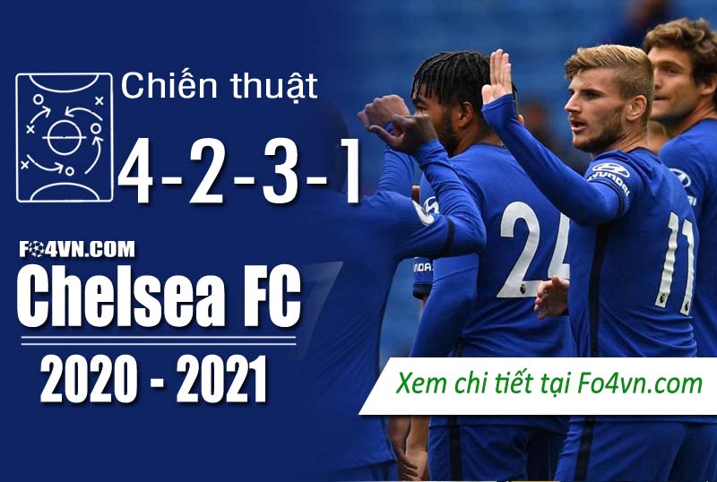 Chiến thuật 4-2-3-1 Chelsea 2020 -2021