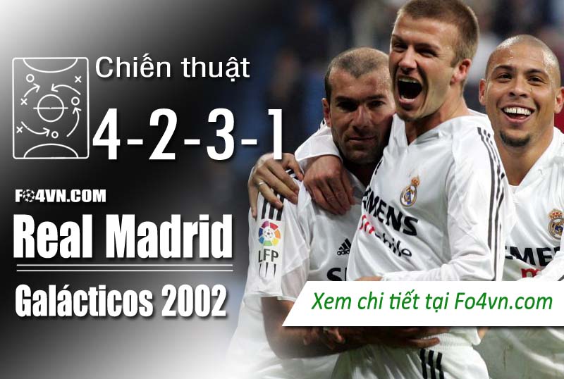 Chiến thuật 4-2-3-1 Real Madrid 2002