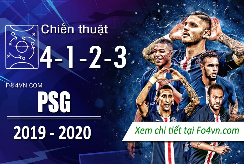 Chiến thuật 4-1-2-3 PSG 2019-2020