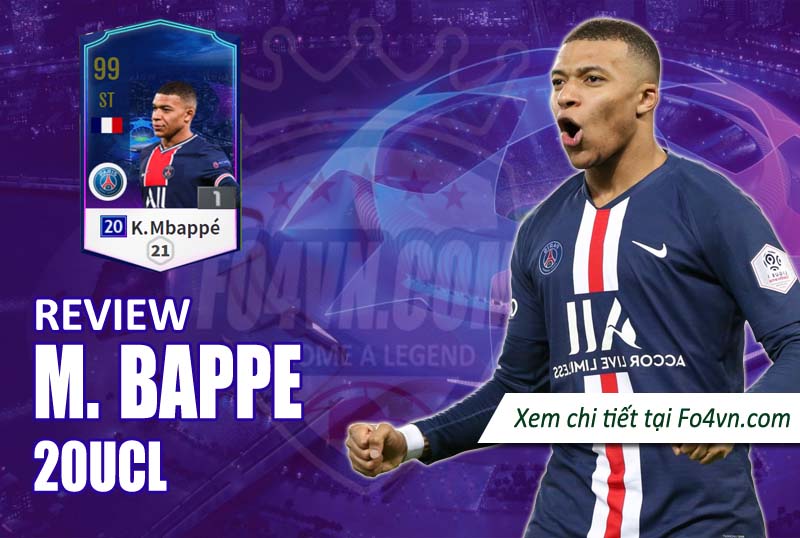 Review Mbappe 20UCL