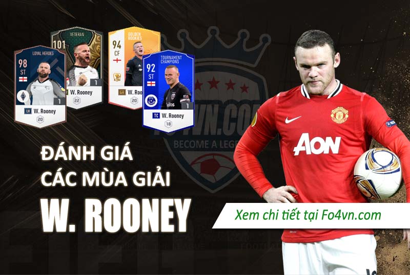 Đánh giá Wayne Rooney qua các mùa giải