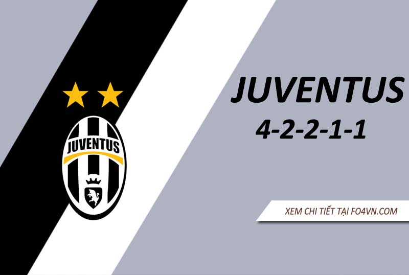 Team Juventus với chiến thuật 42211