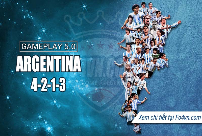 Team Argentina với chiến thuật 4213 - lối đi nào cho các chàng lùn ?