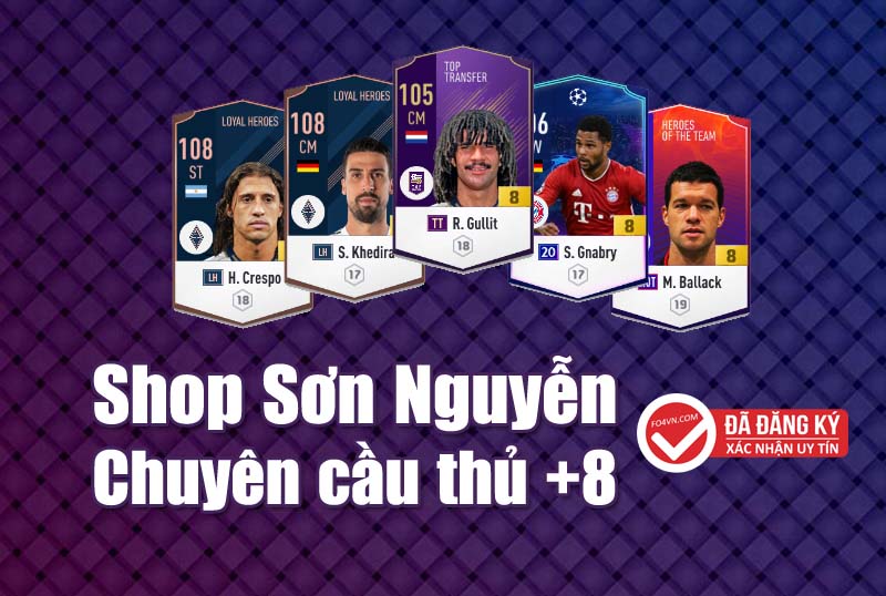 Shop Sơn Nguyễn - Chuyên cầu thủ + 8