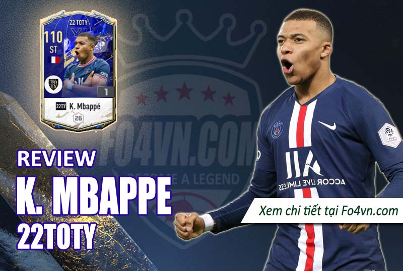 Review Kylian Mbappe 22TY