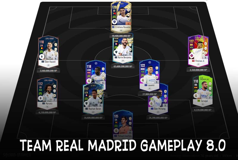 Chiến thuật Fo4 : Team Real Madrid rank siêu sao cho meta 8.0 - Phần 1