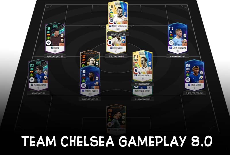 Chiến thuật Fo4 : Team Chelsea rank siêu sao cho meta 8.0 - Phần 1