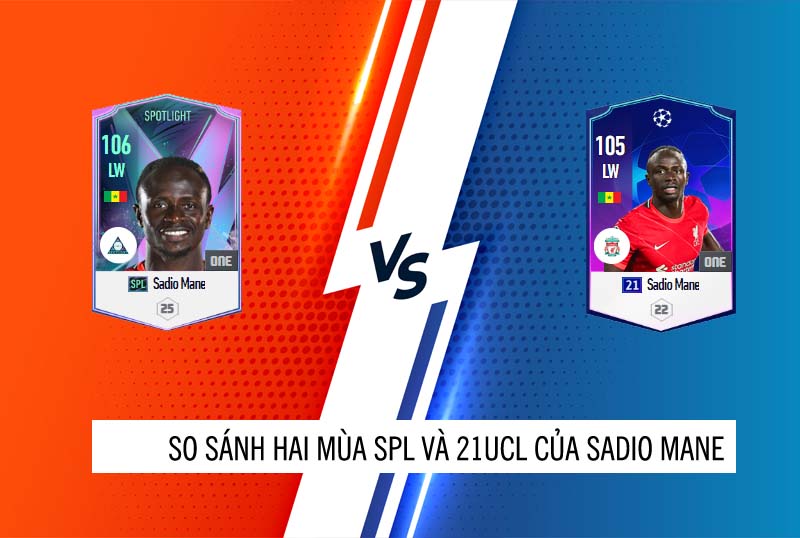So sánh hai mùa giải SPL và 21UCL của Sadio Mane