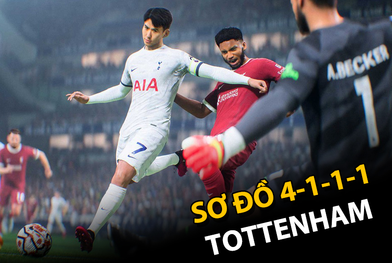 Chiến thuật FC Online : 4-1-1-1-3 Leo rank cùng Tottenham đương đại