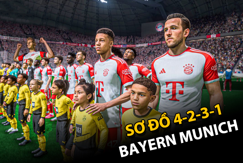 Chiến thuật FC Online : 4-2-3-1 Leo top rank Hàn cùng Bayern Munich