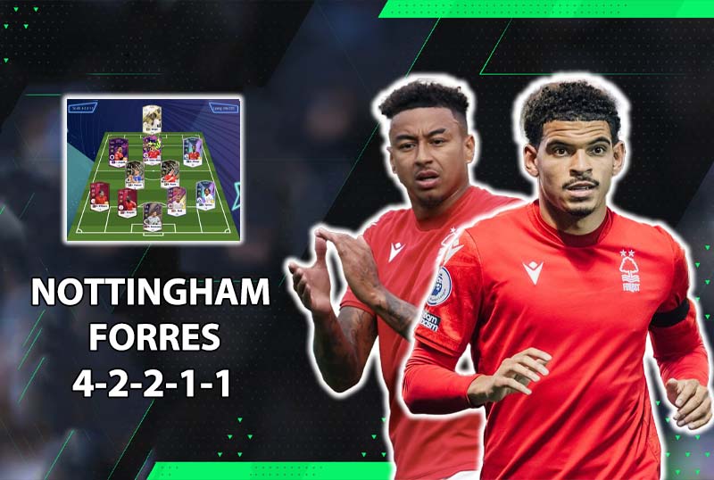 Đội hình chất FC Online : 42211 chuẩn meta với Nottingham Forest