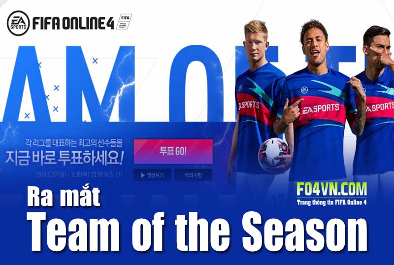 Hé lộ mùa giải Team of the Season tại FO4 Hàn Quốc