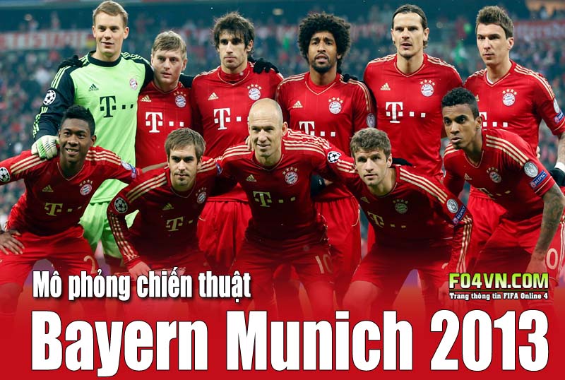 Sơ đồ 4-1-1-1-3 : biến tấu Bayern Munich 12/13