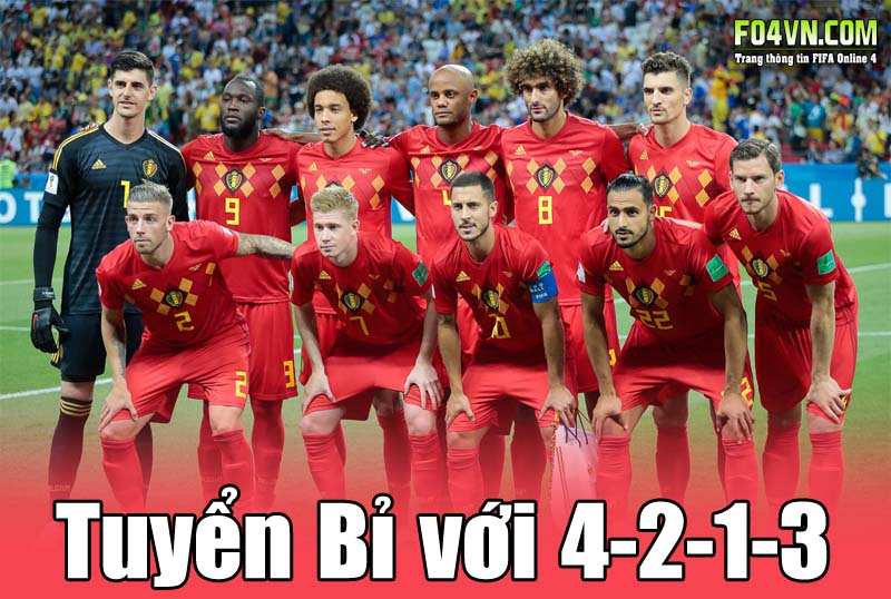 Team Color Bỉ với 4-2-1-3