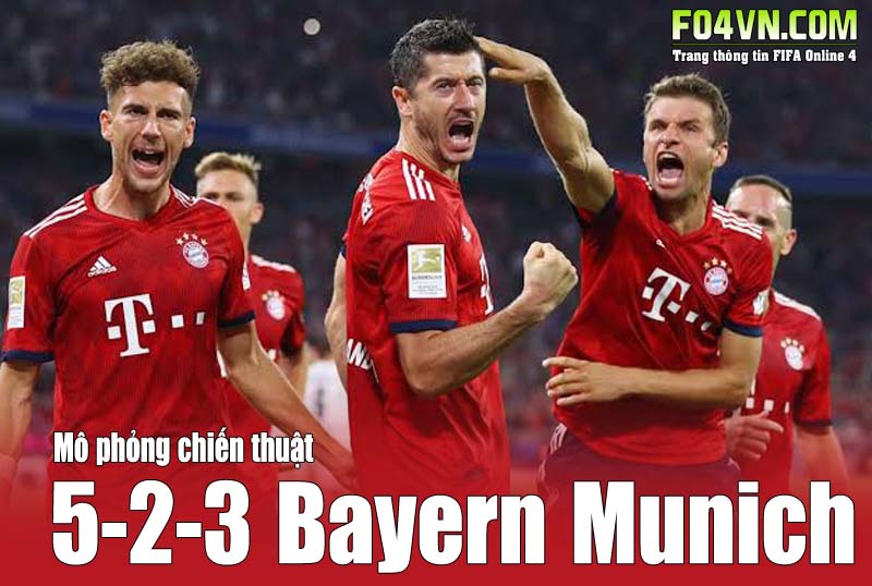 Mô phỏng chiến thuật Bayern Munich 2018-2019