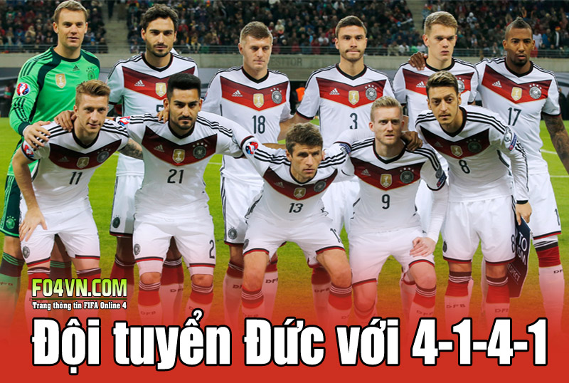Đội tuyển Đức với 4-1-4-1