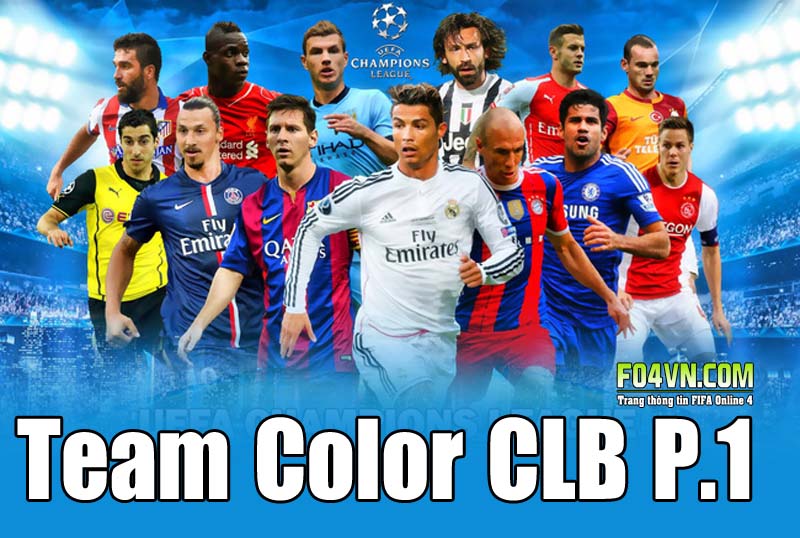 Team Color các câu lạc bộ với mức lương 175