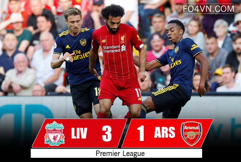 Liverpool 3-1 Arsenal : Không bất ngờ