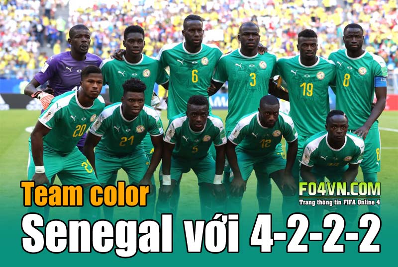 Team Senegal với 4-2-2-2