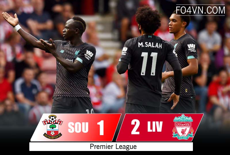 Southamton 1-2 Liverpool : Thoát hiểm