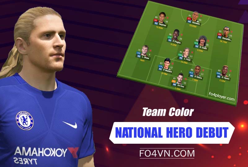 Xây dựng Team Color : Đội hình mùa giải NHD