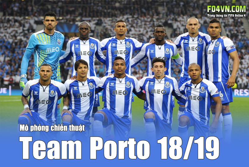 Mô phỏng chiến thuật : Đội hình Porto 2018/2019