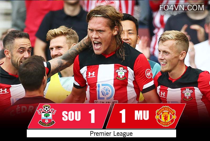 Southamton 1-1 Manchester United : Hòa như thua