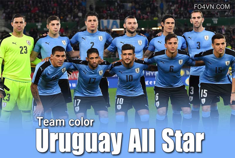 Xây dựng Team Color : Đội tuyển quốc gia Uruguay